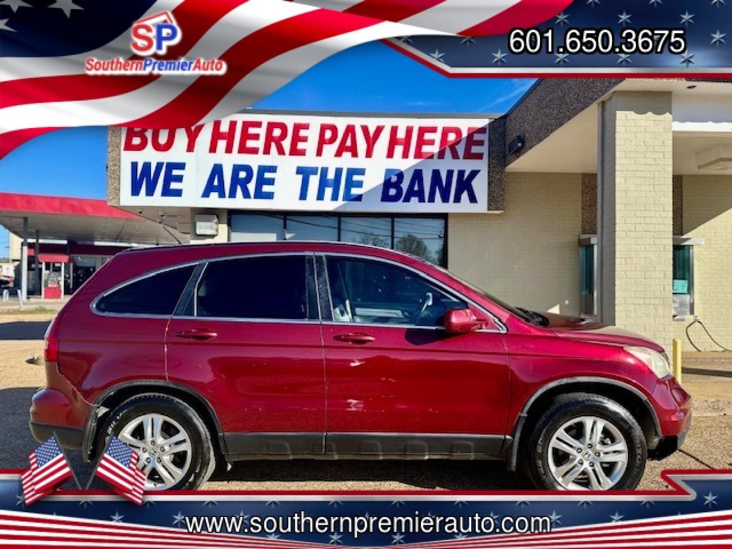 2010 RED HONDA CR-V EX-L (5J6RE3H74AL) , located at 922 W. Beacon St., Philadelphia, MS, 39350, (601) 650-3675, 32.770447, -89.127151 - Photo#6